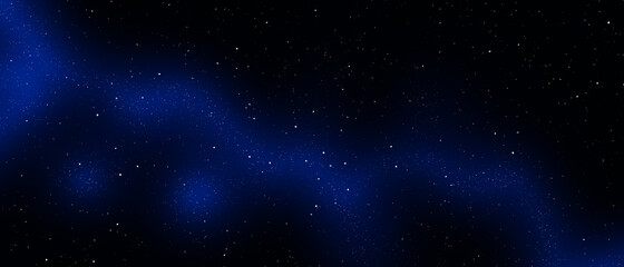 Fototapeta na wymiar star night and colorful nebula