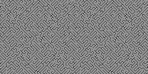 Striped geomitrical illustration. Maze illustration. Striped background. Geometrical wallpaper.