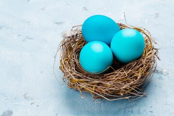 Colorful easter eggs