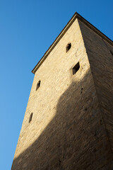 Fototapeta na wymiar Medieval tower in Jaca