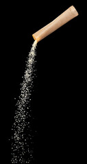 sugar pouring from the stick