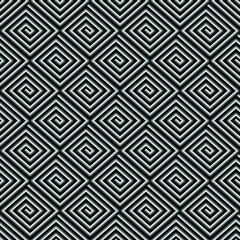 Dark black Geometric grid background Modern dark abstract seamless vector texture