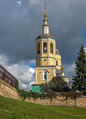 Fototapeta na wymiar Eliah the Prophet church. City of Serpukhov, Russia. Years of construction 1747—1748 