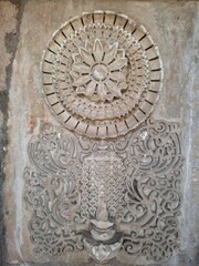 detail of a stone carving