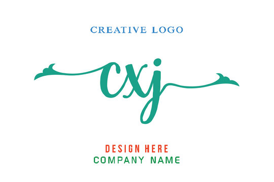 CXJ lettering logo is simple, easy to understand and authoritative