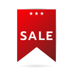 Label sale isolated on white background , Vector illustration EPS 10