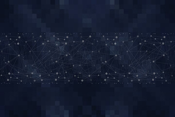 Beautiful, dark geometric, technological background. Internet grid. Abstract texture. Backgrounds.