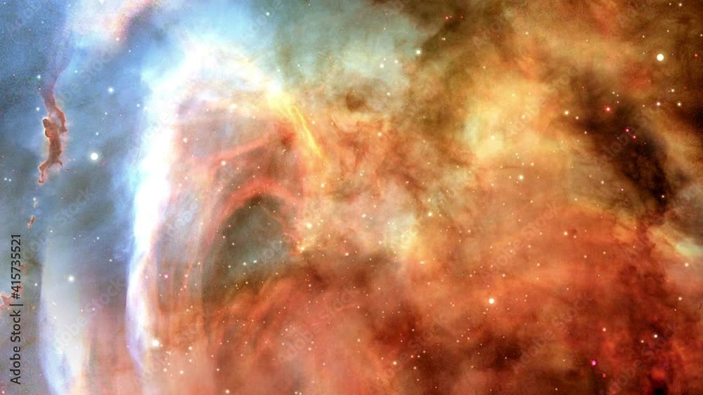 Canvas Prints carina nebula cloud exploration on deep space. 4k 3d flight into the carina nebula great clouds of c