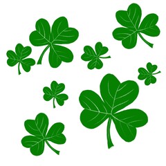 saint patrick holiday decoration background clover shamrock