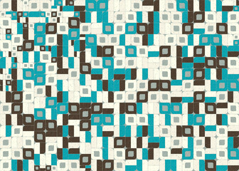 Abstract Geometric Pattern generative computational art illustration