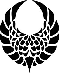 Vector symbol, ornament, tattoo. beautiful vector illustration. Drawings on the body, ancient symbols.	