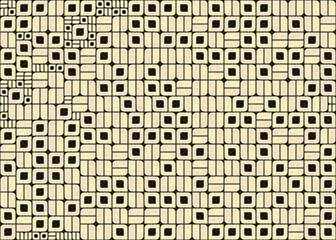 Abstract Geometric Pattern generative computational art illustration