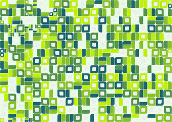 Abstract Geometric Pattern generative computational art illustration