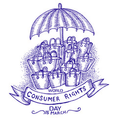 World Consumer Rights Day, poster and banner