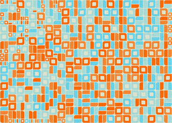 Abstract Geometric Pattern generative computational art illustration