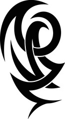 Vector symbol, ornament, tattoo. beautiful vector illustration. Drawings on the body, ancient symbols.	