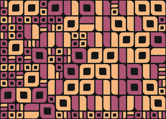 Abstract Geometric Pattern generative computational art illustration