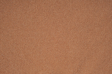 Sea beach sand texture background. Flat lay long web banner copy space.