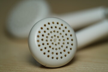 headphones and microphone