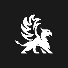 Animal Griffin Mythology Logo Design