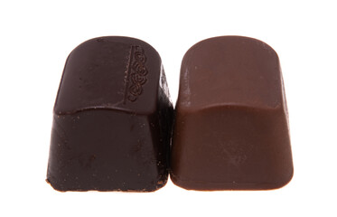 chocolate candy isolated
