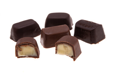 chocolate candy isolated