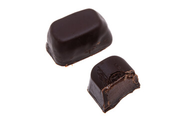 chocolate candy isolated