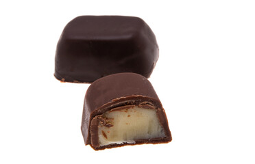 chocolate candy isolated