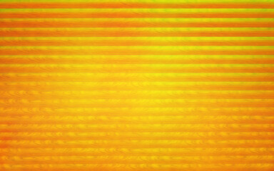 Background with orange gradient and abstract pattern stripes.