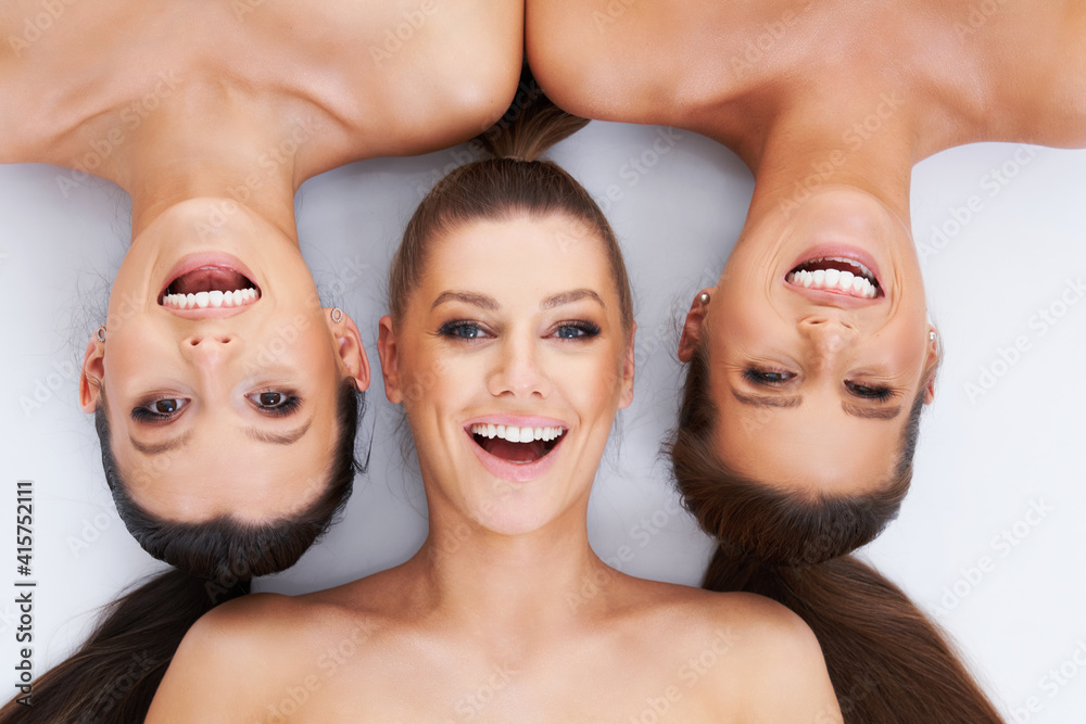 Canvas Prints diverse group of women isolated over background