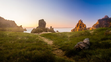 Sunrise view along the coastline in Eurobodalla National Park © Michael