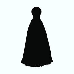 Tassel, finishing feature in fabric and clothing decoration