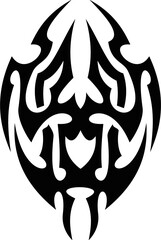 Vector symbol, ornament, tattoo. beautiful vector illustration. Drawings on the body, ancient symbols.	