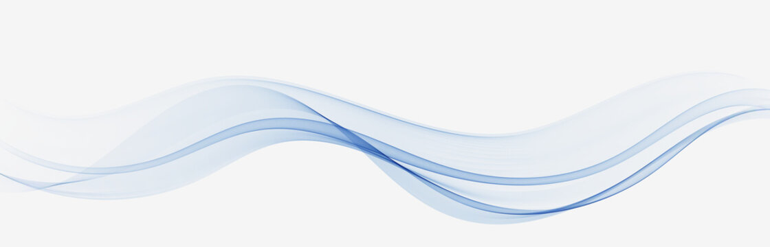 Abstract Blue Wave Vector Background Blue Wave Flow