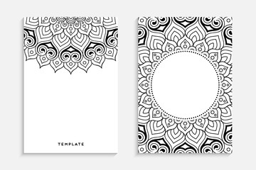 Business Card. Vintage decorative elements