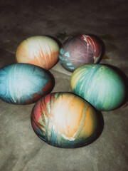 preparation for Easter, egg painting method, Easter eggs