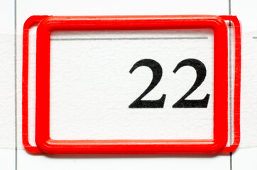 calendar date