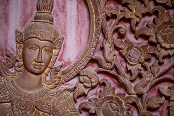 Beautiful carved wooden doors