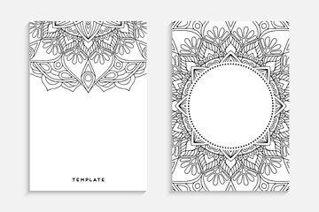 Business Card. Vintage decorative elements