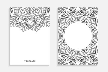 Business Card. Vintage decorative elements