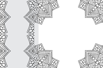 Mandala Ornament Pattern. Vintage decorative elements