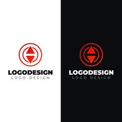 Lift and elevator logo design minimal logotype vector template © kamran