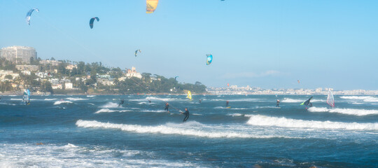 Kitesurf pointe de cannes en Méditerranée