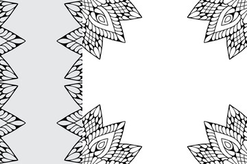 Mandala Ornament Pattern. Vintage decorative elements