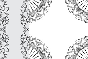 Mandala Ornament Pattern. Vintage decorative elements