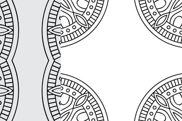 Mandala Ornament Pattern. Vintage decorative elements