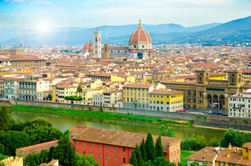 Fototapeta na wymiar panorama of Florence