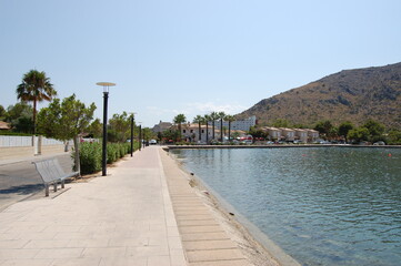 Obraz premium Dreaming holidays in Palma de Majorque