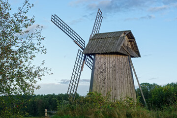 Fototapeta na wymiar Old windmill.