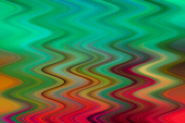 Muster aus Wellen mit Farbe